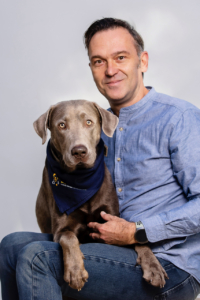 Kai Raasch mit Hund Sam